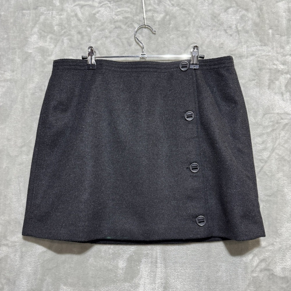 Prana Womens Wool Blend Nicky Skirt Size 10 Dark Academia Preppy Schoolgirl Twee